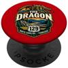 Jeff Hobrath Il Dragon Route 129 NC e TN Scenic Adventure Design PopSockets PopGrip Adesivo