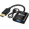 Skintek Dynamic Thinking Skintek SK-04-HV adattatore da HDMI a VGA (D-SUB), 1080p 60Hz, Porta Audio da 3,5mm, per PC e Notebook. Per connettere un PC/Notebook a Monitor, Projettore, con ingresso VGA. Cavo 15 cm.