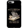 Ventilatore di pasta madre per gatti pan Custodia per iPhone 7 Plus/8 Plus Kitty Biscuit Bakery Cat Baker Kitten Pane a lievitazione