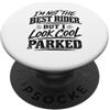 Two Wheel Laughs Orgoglioso di essere un cavaliere di motociclista divertente PopSockets PopGrip Adesivo