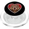 Wombat Animal Lover Wombat Cuore PopSockets PopGrip per MagSafe