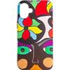 Philippe Seigle Custodia per iPhone 16 Plus Philippe Seigle Potente Donna grassetta Colorato Arte Floreale Pop