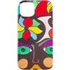 Philippe Seigle Custodia per iPhone 15 Plus Philippe Seigle Potente Donna grassetta Colorato Arte Floreale Pop