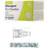 GLUCOJECT Ago per penna da insulina glucoject lunghezza 4 mm gauge 32 100 pezzi - GLUCOJECT - 934512563