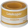 LEUKOPOR Cerotto in rocchetto leukopor ipoallergenico tessuto non tessuto bianco 2,5x500 cm - LEUKOPOR - 900160971
