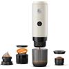 RECAFIMIL Macchina da caffè portatile 3 in 1, macchina per caffè espresso portatile da 19 bar con riscaldamento automatico, compatibile con capsule NS e DG e caffè macinato per campeggio, viaggi e