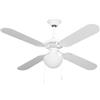 NIKLAS Ventilatore a soffitto 60 Watt 3 velocita' con catenelle comando Fly T105