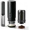 WIWONEY Macchina da caffè portatile elettrica, set regalo completo 3 pezzi