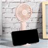 Ejoyous Ventilatore Portatile con Ricarica Portatile Mini Ventilatore USB Mini da Tavolo a 3 velocità con Motore Brushless Opzione Batteria da 1200 MAh Supporto per Telefono per Ufficio Lettura da