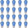 WULUN Lampadine LED E27, BLU,300LM,Lampadina LED a Globo A50 Attacco E27, 3W equivalenti 30W, per Esterni, Patio, Feste, Natale,Nozze,confezione da 20 pezzi