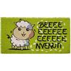 BIANCHERIAWEB Zerbino Entrata Ingresso Casa Esterno Antiscivolo In Cocco Funny Pecorella