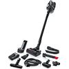 Bosch Unlimited 8 BSS825MULT - Aspirapolvere senza fili, sistema di filtraggio HEPA, motore ad alta aspirazione, lunga durata, batteria sostituibile da 5 Ah, caricatore rapido, bocchetta morbida per