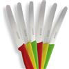 Coolinato Coltello da colazione con lama dentata in acciaio inossidabile, 6 pezzi. coltello da tavola & coltello; coltello per panini, coltelli affilati inossidabili di alta qualità