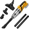 ConBlom Aspirapolvere portatile a batteria compatibile con batteria Dewalt da 20 V, 10000Pa, aspirapolvere portatile con bocchetta a lancia, bocchetta per tappezzeria, bocchetta per pavimento, contenitore per