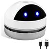 SPORWAY Mini Aspirapolvere da Tavolo: Portatili Aspirabriciole da Tavolo, Robot Aspirapolvere da Tavolo, USB Ricaricabile Mini Aspirapolvere da Scrivania per Casa, Scuola, Ufficio, Tastiera (Bianco-1)