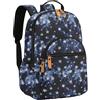 Leaper Zaino Floreale Per Ragazze, Borsa Da Viaggio Per Donne, Zainetto Per La Scuola, Large-15.6, Zaino tradizionale