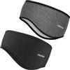 PROPOG Fascia Capelli Donna Uomo Invernale, 2 Pezzi Elastico Paraorecchie Donna Antivento Fasce per Capelli Traspiranti Copri Orecchie Headband Per Jogging Corsa Escursionismo Ciclismo