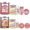Soap & Glory, Confezione da 2 scatole di latta per sapone, Original Pink & Call Of Fruity Collection, set regalo con note tropicali, clean on me, bagnoschiuma, burro per il corpo, scrub, maschera