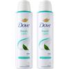 Dove Fresh Care Deodorante Spray Anti-Traspirante 48H, Senza Alcool, con 1/4 di Crema Idratante, 150 Ml (2)