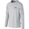 Helikon-Tex Helikon T - shirt Long Sleeve (Helikon-Tex Logo) - Mid Grey Melange - M/Regular