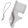 JSGHGDF Secure Holder Clip per Pocket 4, Grigio | Modellato per evitare scivolamenti, leggero con faccia, viene fornito con un cordino per comodità di viaggio