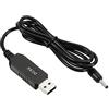 PATIKIL 6W 1A USB Step Up Tensione Convertitore, DC 5V a DC 9V Alimentazione Fornitura Adattatore Jack 3.5x1.35mm Cavo per Router LED Lampada Altoparlanti