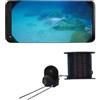 BJdfgE Fish Camera con collegamento cablato Finder portatili Pesca sul ghiaccio for telefono Strumenti universali for il rilevamento dei pesci(3M Universal cable)