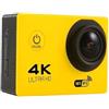 BJdfgE Ultra HD 4K Macchina Fotografica di Azione Originale 1080P/30FPS WiFi 170D Diving Subacquea Casco Impermeabile Vedio Telecomando Mini Sport cam(Yellow)
