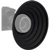 Generisch Paraluce in silicone, 50-70 mm, protezione in silicone | per obiettivi della fotocamera, accessori per fotografia e fotocamere, paraluce flessibile in silicone 50-70 mm Durc