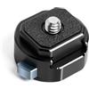 JSGHGDF Base di montaggio per accessori per fotocamera compatta con slot di | Alloggiamento in lega di alluminio, parte superiore filettata per Pocket 3/4/4P Travel Content Creator Cambiamenti