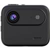LICAEVEY Action Camera per Esterni Ad Alta Definizione con Schermo (BLACK) | Action Camera con Schermo Ribaltabile, Action Camera con Grandangolo da 143°, Stabilizzazione Dell'immagine, Schermo da 2