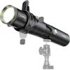 SMALLRIG RF 20C Torcia LED da 20W per Fotografia, 5 Colori e Faretto SP Air | Faro Portatile Zoomabile da 10000 mAh con 20 Gobo a Motivi, Snoot con Luminosità 4X e 10 Gobo in Metallo - 6377