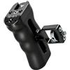 JSGHGDF Video Rig Maniglia laterale 1/4-20 Collegamento Pin di posizionamento | Sinistra Destra Cage Fit, Impugnatura sagomata, Fori filettati accessori per riprese mobili