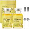 Toimveok 2 pezzi Deep Collagen Siero Silk Peptide Intensive Lifting Ampoule Anti-Aging Rassodante Efficace In Profondità Cura E Idratante Illumina La Carnagione Per Tutti I Tipi Di Pelle Con 2 Tubi