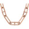 Fossil Collana a catena da donna in acciaio inox con chiusura a moschettone