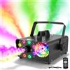 Aofesel Macchina per fumo da 600 W con sfera da discoteca, macchina per fumo da 2000 CFM con altoparlante Bluetooth e telecomando, macchina per fumo con 8 luci LED RGB per DJ, discoteca, feste, compleanni