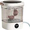 Generic Mini Lavatrice Lavabiancheria da 12 Litri con 3 Marce | Lavatrice Da Viaggio Per Calzini per Calzini Asciugamani Reggiseno Mutande Casa Campeggio Dormitorio Appartamento