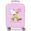 Hello Kitty Sanrio Hello Kitty Always Fun with Friends Valigia da cabina rosa 33 x 50 x 20 cm Rigido 2,3 kg ABS 28,4 L Bagaglio a mano