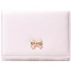 Sunwel Fashion Portafogli carino per ragazze rosa coquette fiocco piccolo portafoglio con slot per carte d'identità finestra borsa per le donne, Short rosa, 3.15 x 4.09 x 0.86 inches, Coquette
