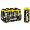 Lemon Soda Lemonsoda Energy | Lemon Original, Energy Drink, 12 Lattine da 50 cl | Gusto di Limone, con Succo di Limoni Siciliani, Mix di Vitamine e Caffeina