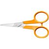 Fiskars Classic Forbici per Manicure, Curve, Per Destrimani e Mancini | Lunghezza Totale: 10 cm, Impugnatura Ergonomica Migliorata, Qualità Acciaio/Plastica, Arancione, 1075058