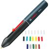Bosch Gluey Penna Incollatrice A Caldo A Batteria, Con 20 Stick Di Colla, In Scatola Di Cartone, Colore Grigio