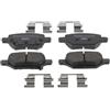 FERODO Kit pastiglie freni Posteriore con segnalatore acustico usura con accessori FDB5215 Compatibilità con OPEL Mokka/Mokka X J13 MOKKA X VAN J13, CHEVROLET Trax I U200