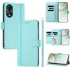 linsuyu Cover Compatible con Oppo A78 4G 【Design a portafoglio due scomparti per carte】 Custodia per cellulare Mint