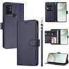 linsuyu Cover Compatible con Motorola Moto G30 / G10 / G20 / G10 Power 【Design a portafoglio due scomparti per carte】 Custodia per cellulare Blue