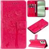 ShuiSu Custodia a portafoglio in pelle vegana per Realme GT 2 Pro, custodia protettiva a portafoglio con bellissimo motivo ad albero, chiusura magnetica, funzione cavalletto, tasche per carte di