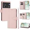 linsuyu Cover Compatible con ZTE Nubia Z80 Ultra 【Design a portafoglio due scomparti per carte】 Custodia per cellulare Pink