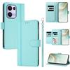 linsuyu Cover Compatible con Oppo Reno13 Pro 5G 【Design a portafoglio due scomparti per carte】 Custodia per cellulare Mint