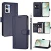 linsuyu Cover Compatible con OnePlus Nord CE2 5G 【Design a portafoglio due scomparti per carte】 Custodia per cellulare Blue