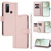 linsuyu Cover Compatible con TCL 30 XL (T701DL) 【Design a portafoglio due scomparti per carte】 Custodia per cellulare Pink